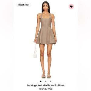 BONDAGE KNIT MINI DRESS